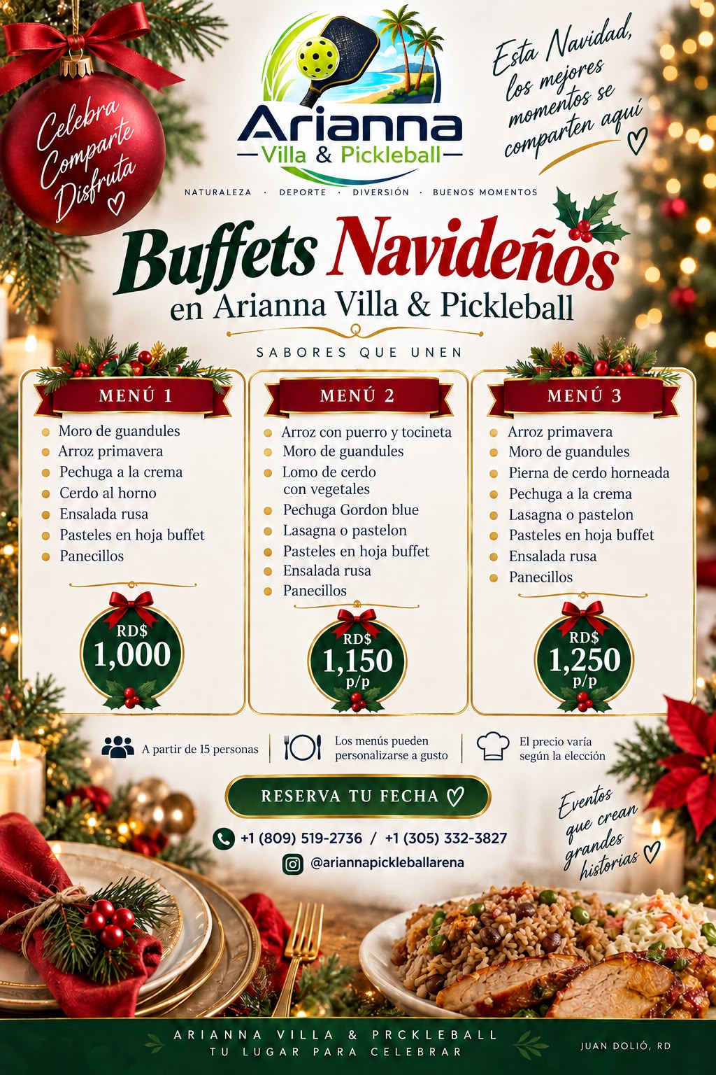 Buffets navideños
